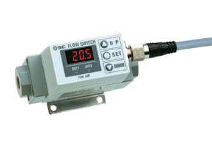 PF2A7**, Flujostato digital para aire, Display integrado