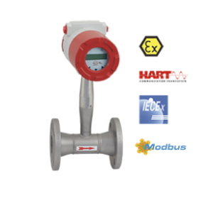 Medidor de Caudal por efecto Vortex DVH